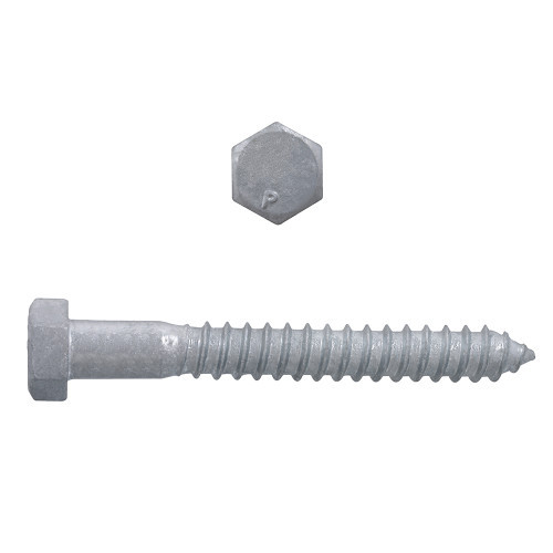 3/8" x 2-1/2" Galvanized Hex Head Lag Bolt 100 Pc.   854-498