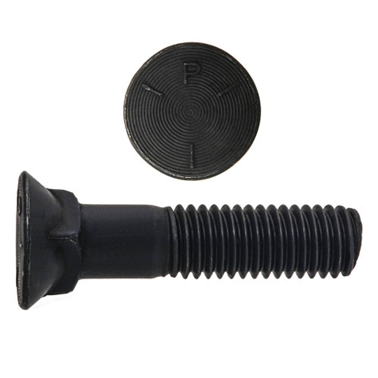 3/8"-16 x 1" UNC Grade 5 Bare Plow Bolt 1200 Pc.   B132-489