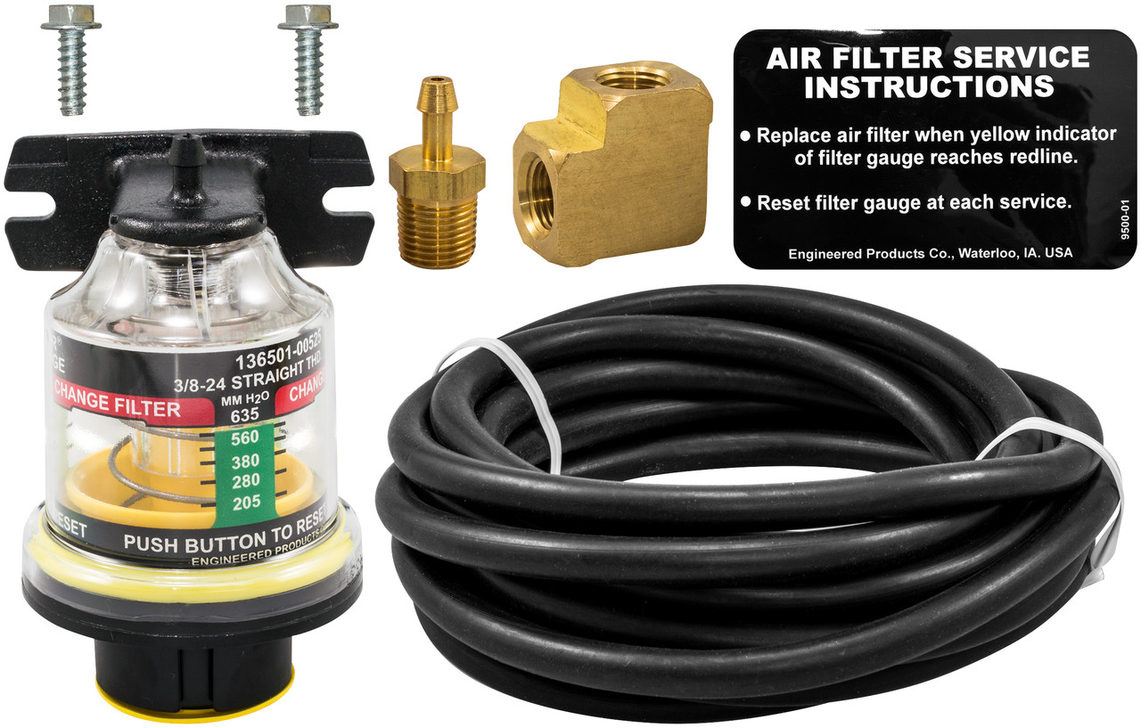 Rem. Mnt Air Filter Restrict. Gauge  AFG37R