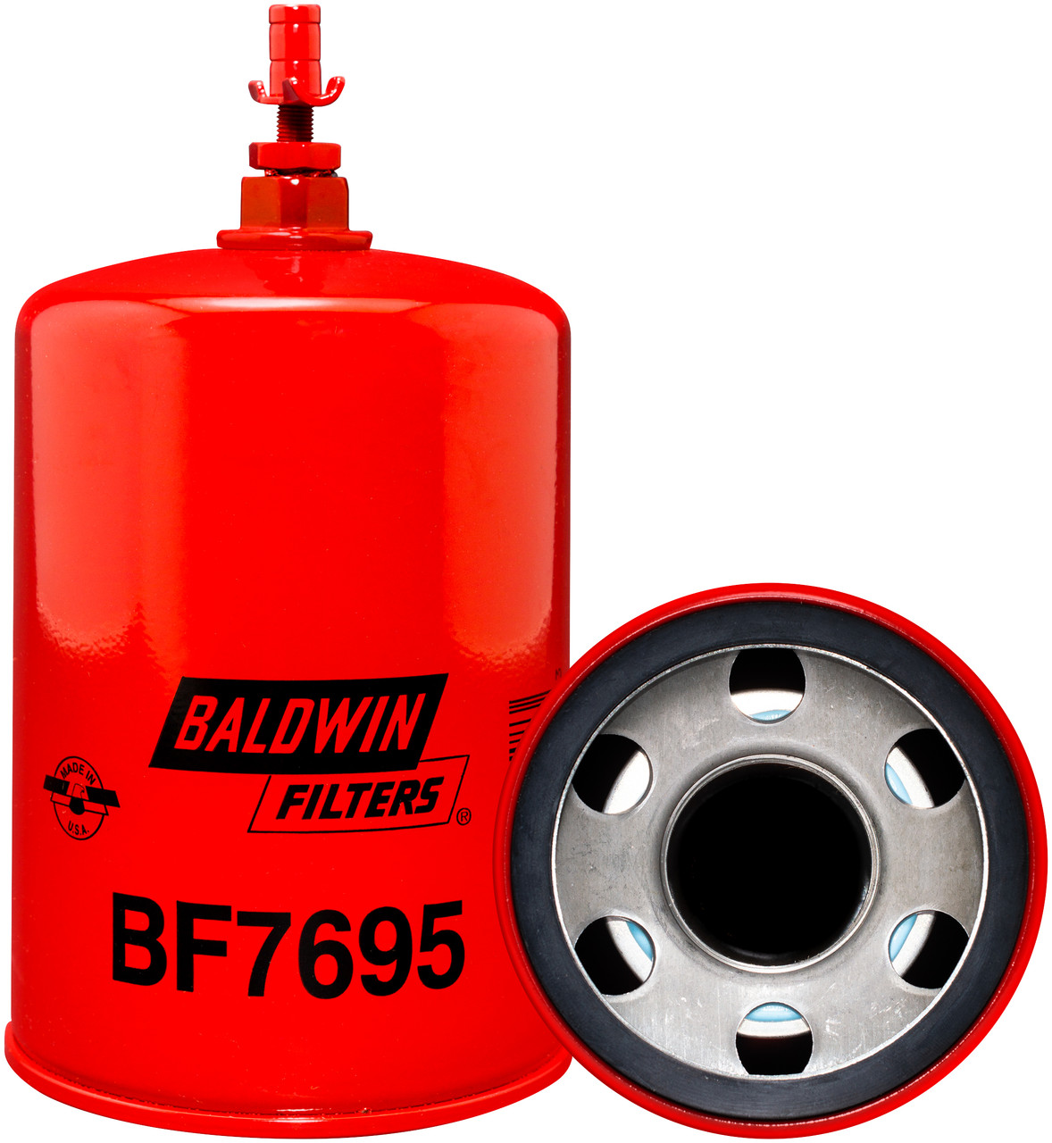Resin Ribbon Fuel Coalescer Spin-on with Drain  BF7695