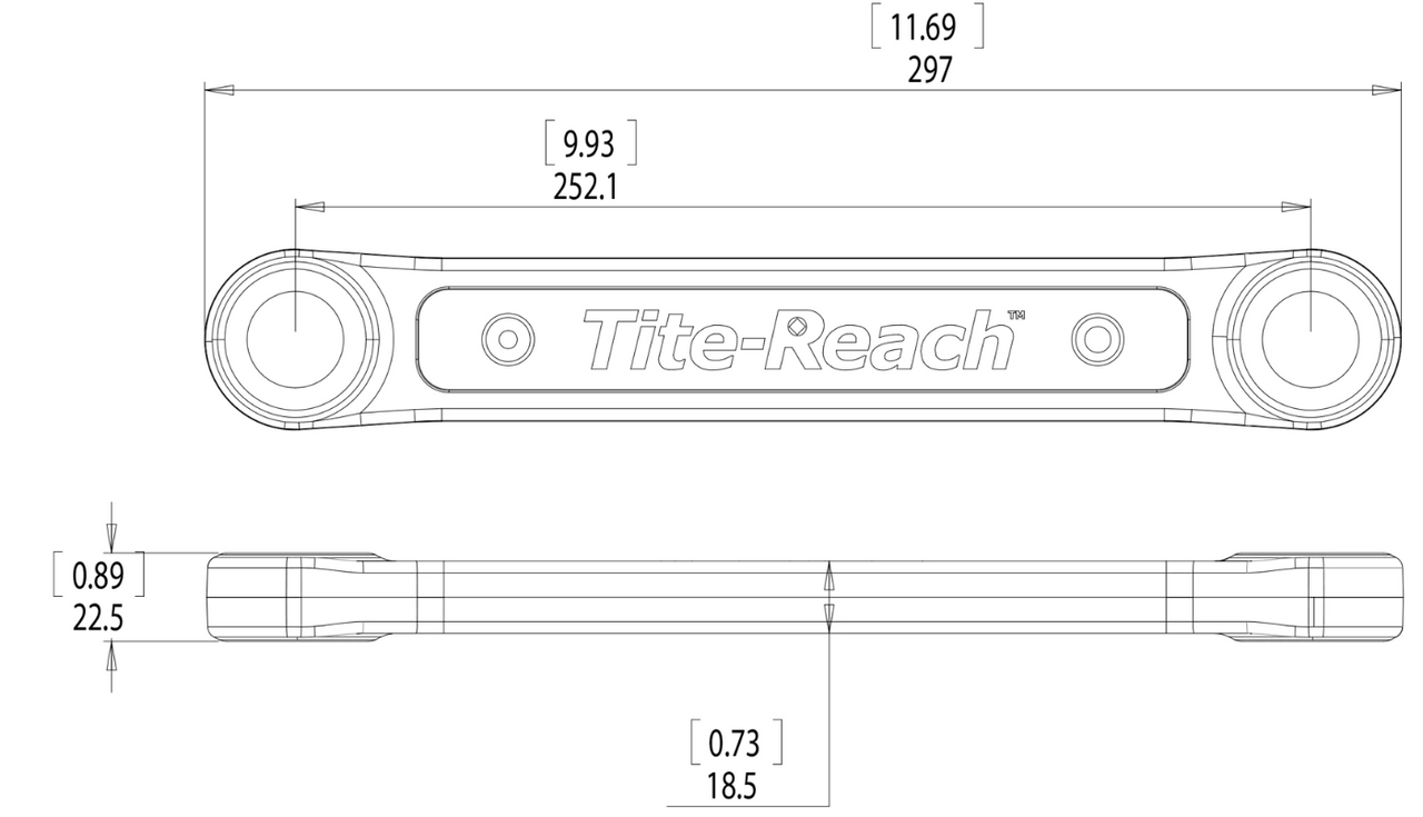 Tite-Reach® 3/8" Professional Extension Wrench   TR38V1