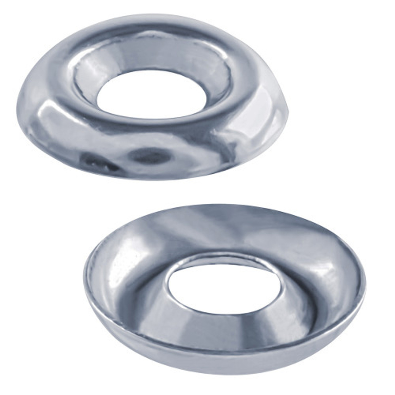 1/4" Brass Nickel Plated Finishing Washer 7500 Pc.   B162-979