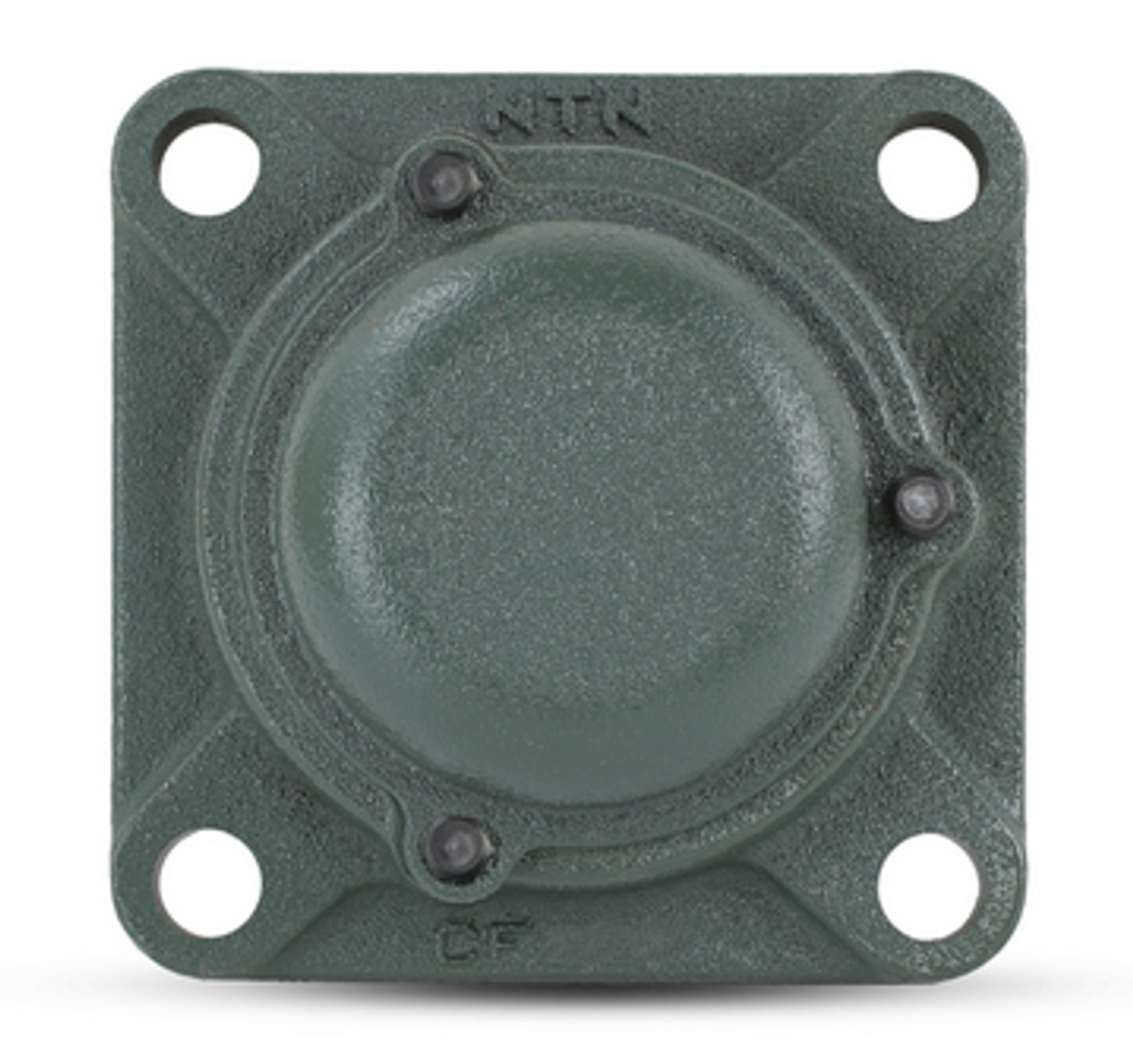 50mm Cast Iron Four Bolt Flange Block w/Wide Set Screw Insert Bearing - One Closed End Cover - Standard Duty   CM-UCF210D1