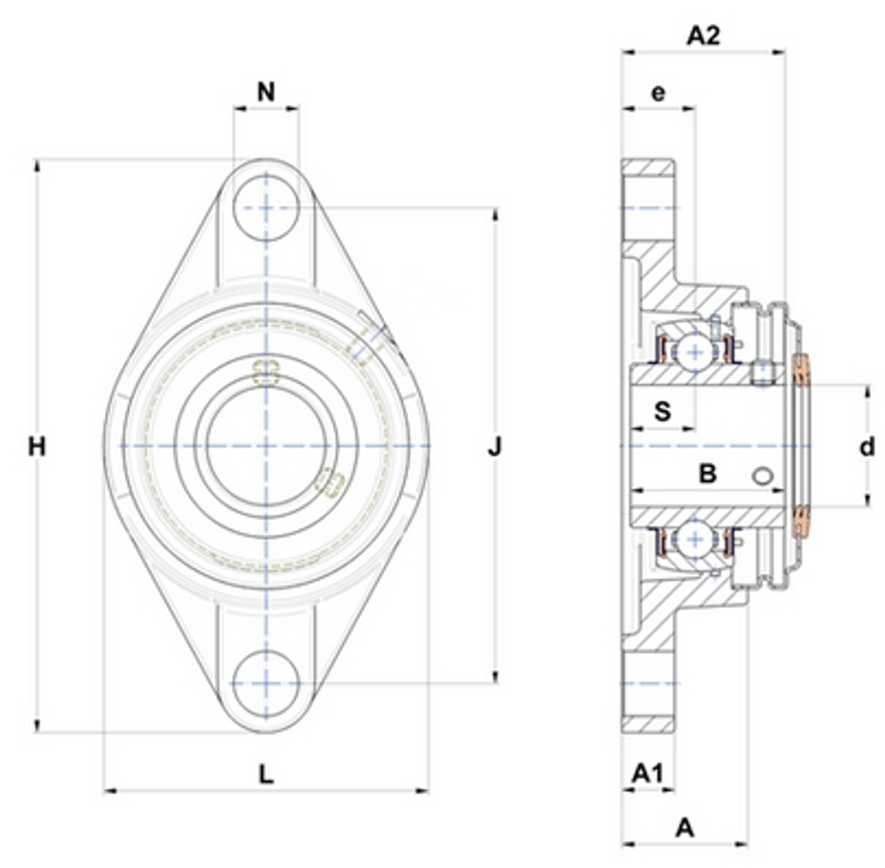 1"   SUCFL205-16C0FG1