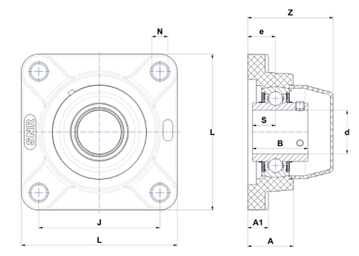 1-1/4"   SUCFPL207-20C0FG1