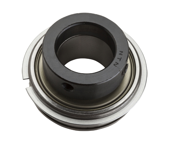 1-1/8" Cylindrical Insert Narrow Eccentric Locking Collar Ball Bearing - Snap Ring  AELS206-102D1NR