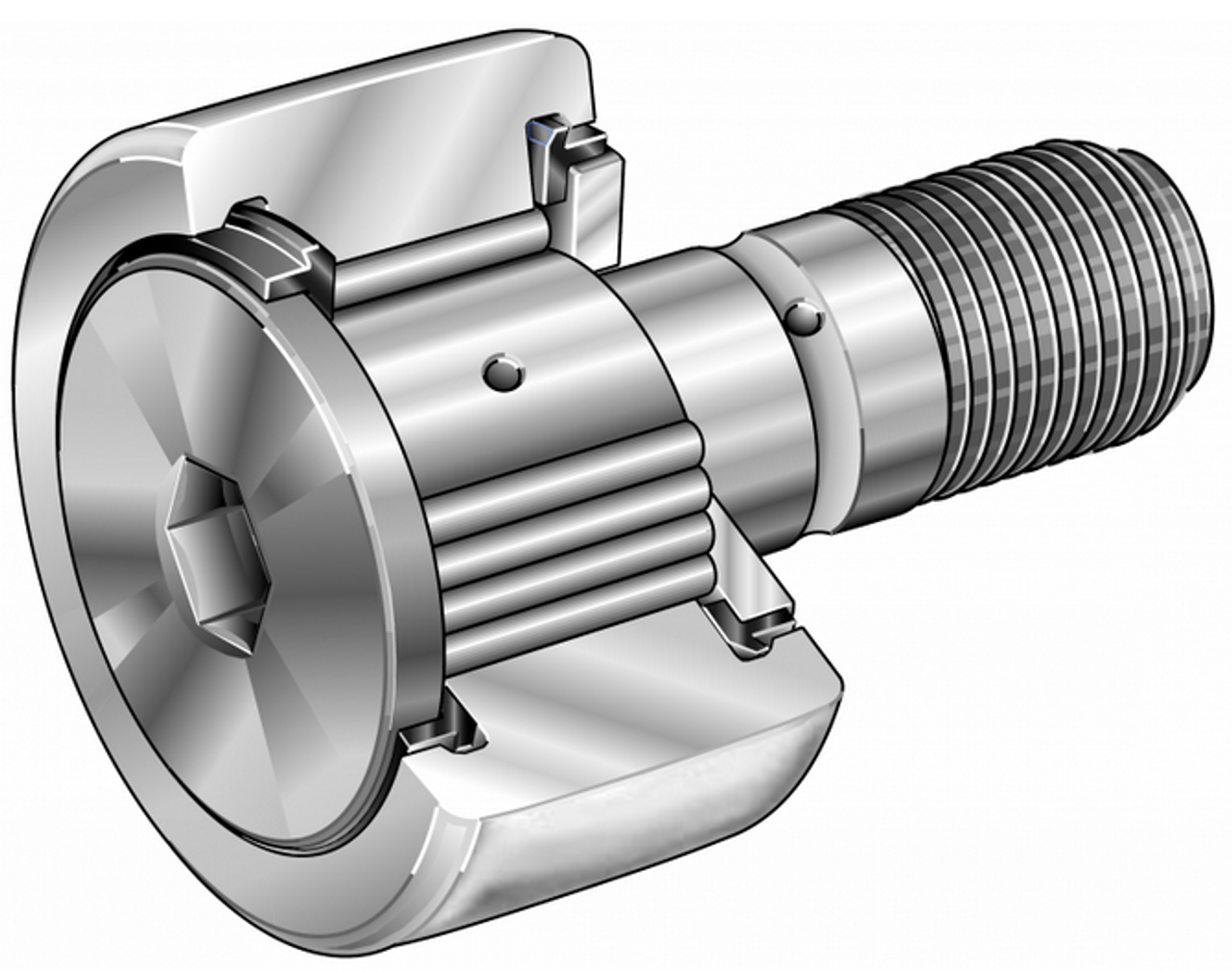 Standard Sealed Full Complement Cam Follower   CRH-12-VBUU