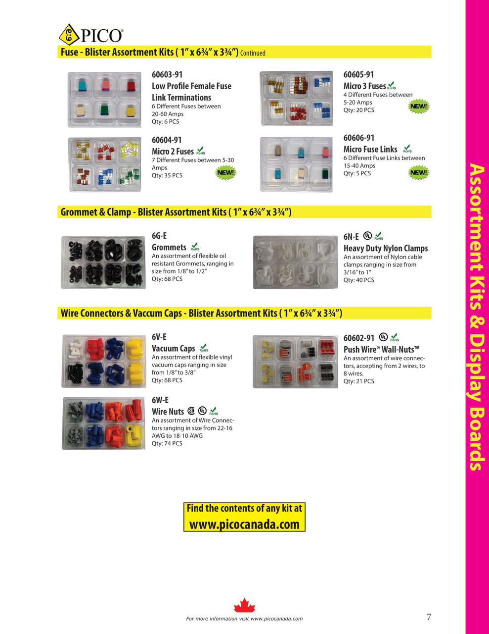 40 Pc. H/D Nylon Clamp Assortment  6N-E