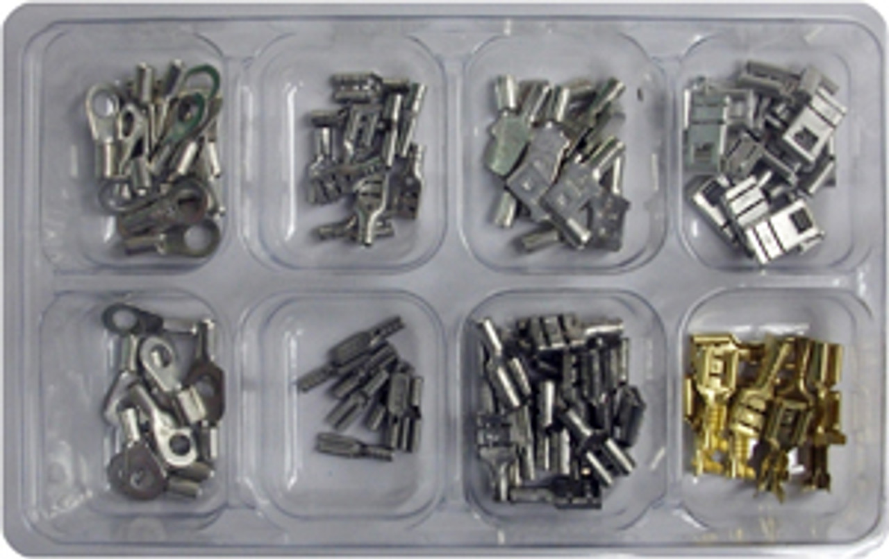 100 Pc. Non-Insulated Terminal Assortment  6NI-E
