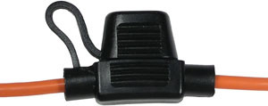 16 AWG @ 15A Min Blade Water Resistant In-Line Fuse Holder  131-11