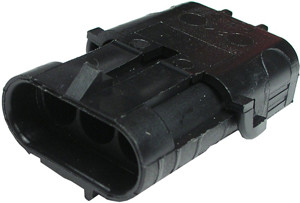 2 Pc. 3 Cavity Weather Pack Shroud  160-PR