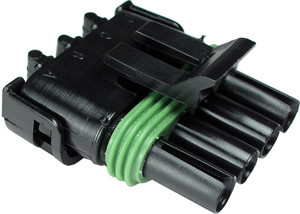 2 Pc. 4 Cavity Weather Pack Tower  177-PR