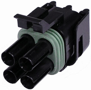 2 Pc. 4 Cavity Weather Pack Tower  190-12