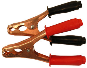 1 Pr. 100A Red & Black Insulated Battery Clamps  843-32