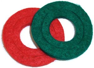 1 Pr. Positive/Negative Felt Battery Post Washers  868-12