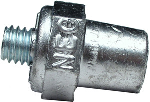 5 Pc. Lead Negative Male Threaded Side Post Adapter  879N-PK