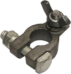 2/0-3/0 AWG Brass Negative Marine Battery Terminal w/Wingnut Stud   889N-11