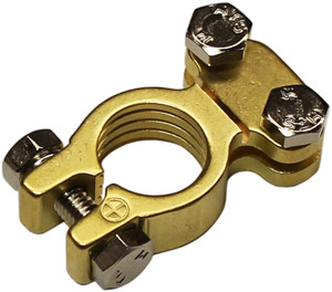 6-1 AWG Brass Positive Battery Terminal  890P-11