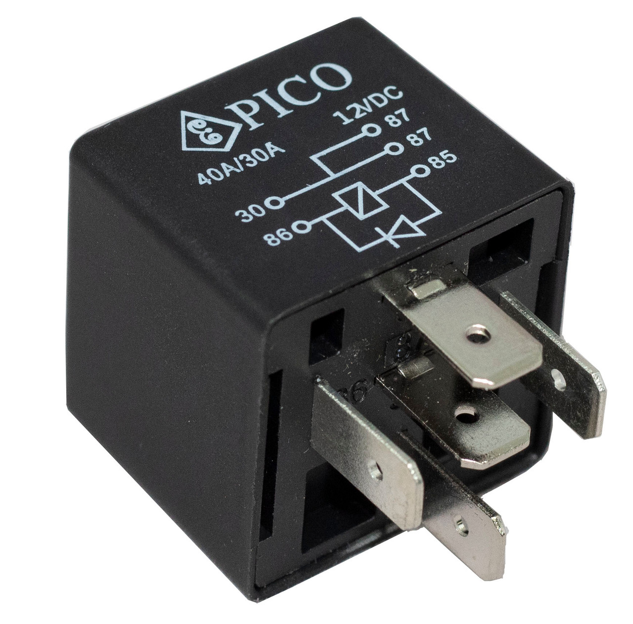 12V @ 40/30A Relay w/Diode  918-11