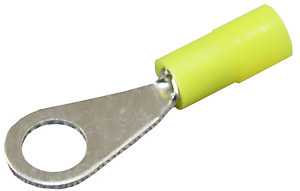 100 Pc. 26-22 AWG #6 Nylon Insulated Ring Connector  1403-16