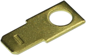 100 Pc. #10 Ring ~ .250" Spade Connector Adapter  1596-CS