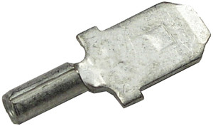 100 Pc. 22-18 AWG .250" Non-Insulated Male Spade Connector  2356-CS