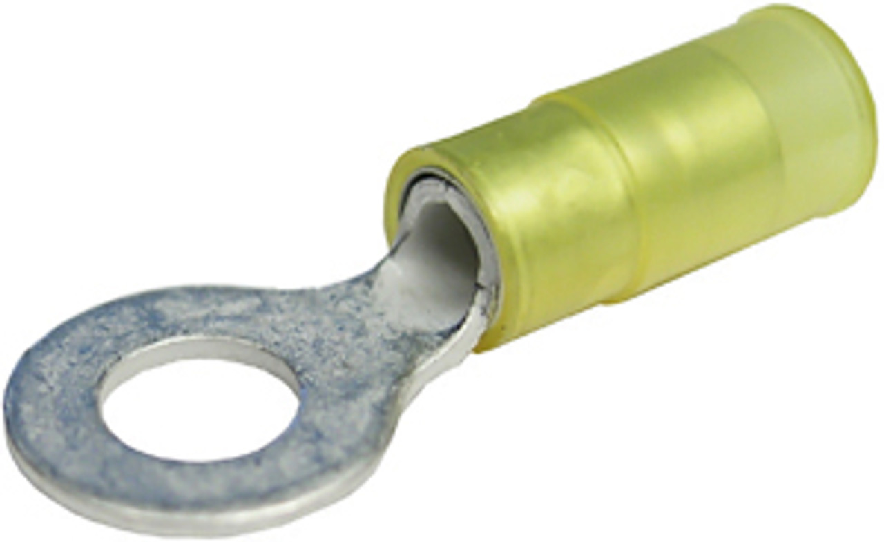 100 Pc. 12-10 AWG #6 Nylon Insulated Ring Connector  3103-16