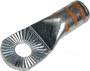 5 Pc. 2/0 AWG 3/8" H/D Stackable Single Barrel Ring Connector  3820-34