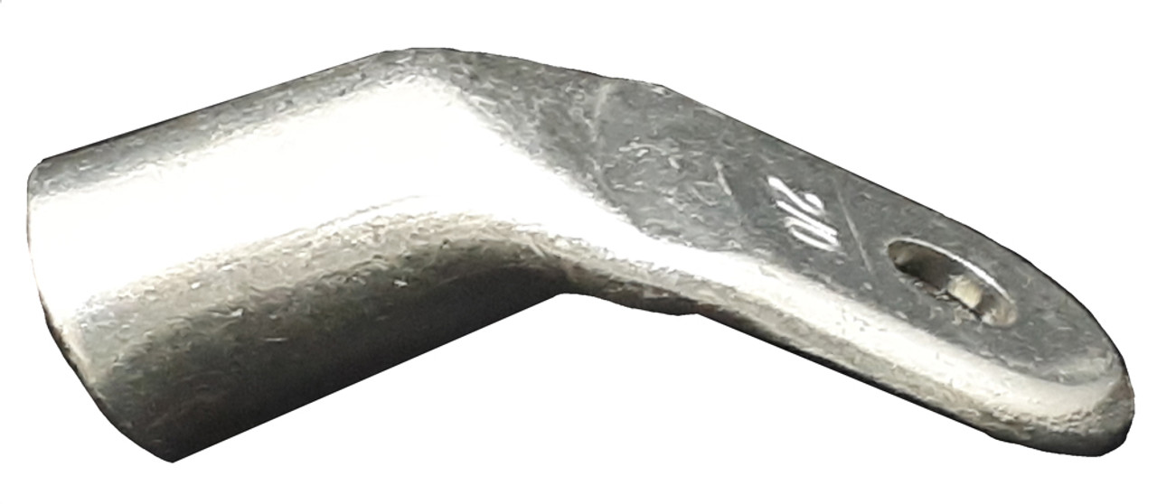 10 Pc. 1/0 AWG .250" Tinned Copper Tubular 45° Lug Ring  4451-34 10 Pc. 1/0 AWG .250" Tinned Copper Tubular 45° Lug Ring  4451-34