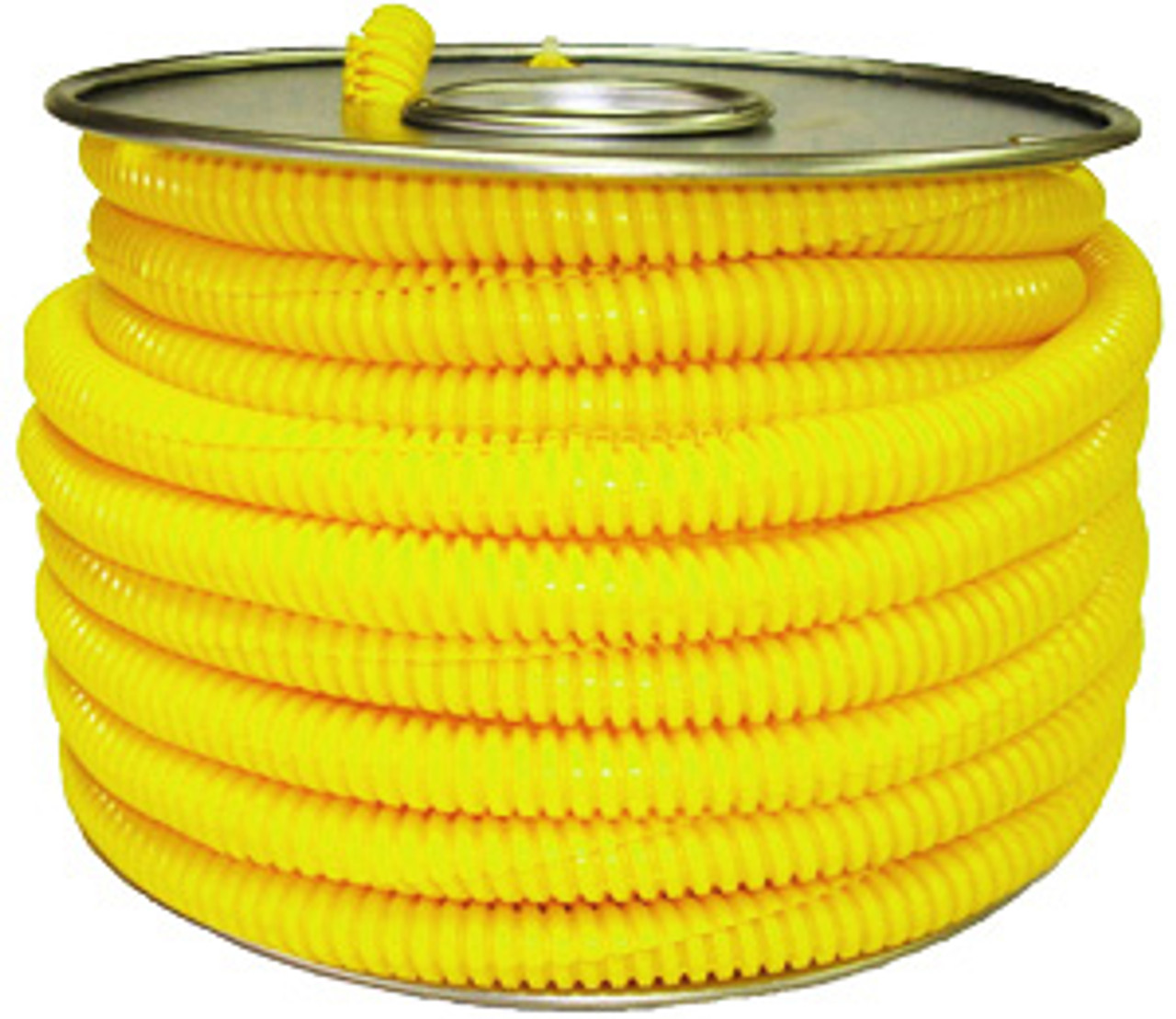 3/8" x 50' Yellow Polyethylene Convoluted Split Loom  5141-7-B