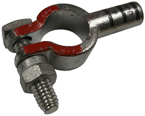 5 Pc. 4 AWG Copper Positive Straight Barrel Battery Terminal  5204-PK