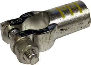 4/0 AWG Copper Negative Straight Barrel Battery Terminal  5215-11