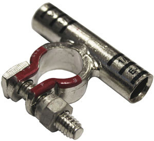 1/0 AWG Copper Positive Tee Splice Battery Terminal  5230-11