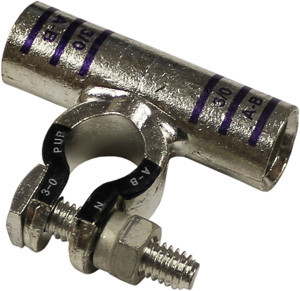 3/0 AWG Copper Negative Tee Splice Battery Terminal  5233-11