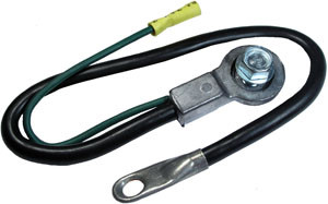 4 AWG @ 50" Black Side Post Battery Cable w/Lead  6235-0-11