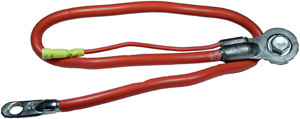 10 Pc. 4 AWG @ 55" Red Side Post Battery Cable w/Lead  6236-34