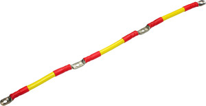 10 Pc. 1/0 AWG @ 26" Red Premium Quad Battery Stud Harness  6505-34