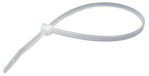 100 Pc. 8" 40 lb. Natural Standard Cable Tie  7066L-C