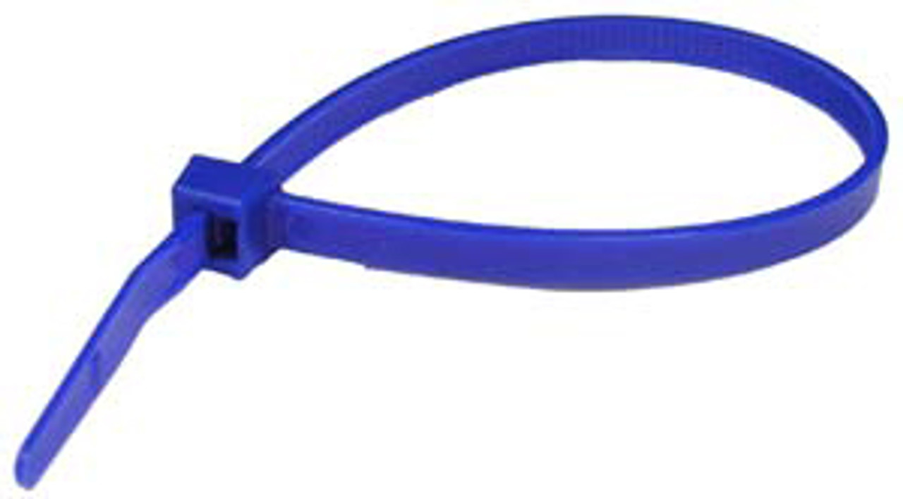 100 Pc. 11" 50 lb. Blue Standard Cable Tie  7067-1-C