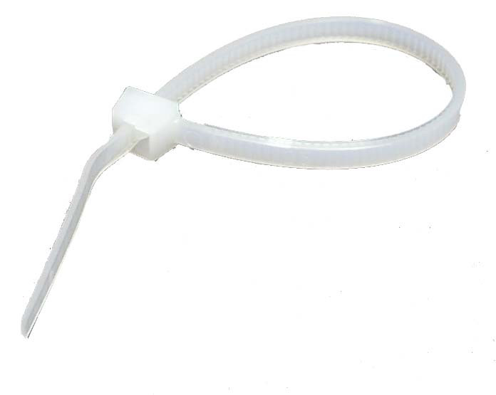 100 Pc. 8.1" 18 lb. Natural Standard Cable Tie  7088-36