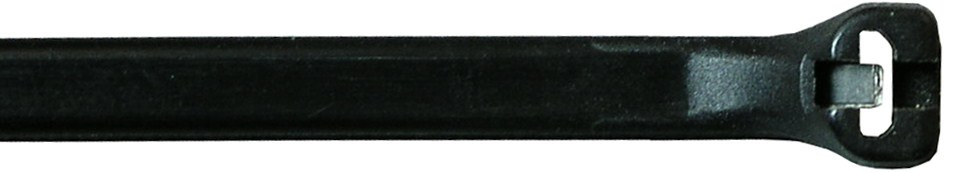 100 Pc. 18" 50 lb. Black Cable Tie w/Metal Pawl  7260-36