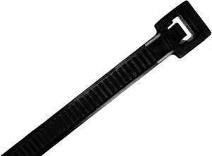 100 Pc. 17" 50 lb. Black Standard Cable Tie  7289-36