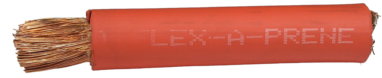 6 AWG @ 25' Red EPDM Insulated Welding Cable  8065-5-24