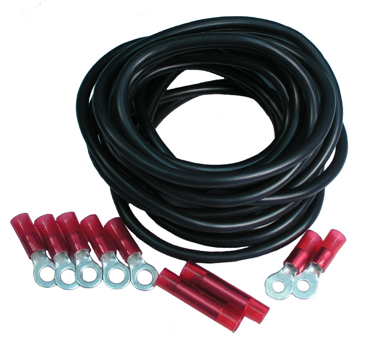 8 AWG @ 14' Black Utility Battery Cable Kit w/Ring Terminals  8108B0-91