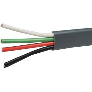 12/4 AWG @ 50' Grey PVC Insulated Multi-Conductor Automotive Wire  8131-B