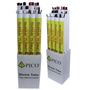 58 Pc. 1/8 ~ 1" x 4' Multi-Color Shrink Tube Assortment & Organizer  8345-91