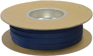 3/4" (1/2 ~ 1-1/4") x 100' Blue Expandable Braided Loom  8407-1-26
