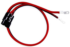 2 AWG @ 5' Battery Cable w/Modular Connector & Ring Lug Assembly  8706-31