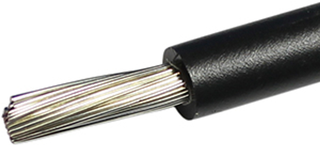 8 AWG @ 25' Black Boat Wire  9008-0-24