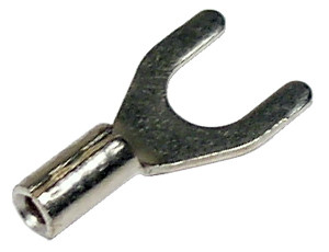 100 Pc.22-18 AWG #10 Non-Insulated High Temperature Fork Connector  9125-16